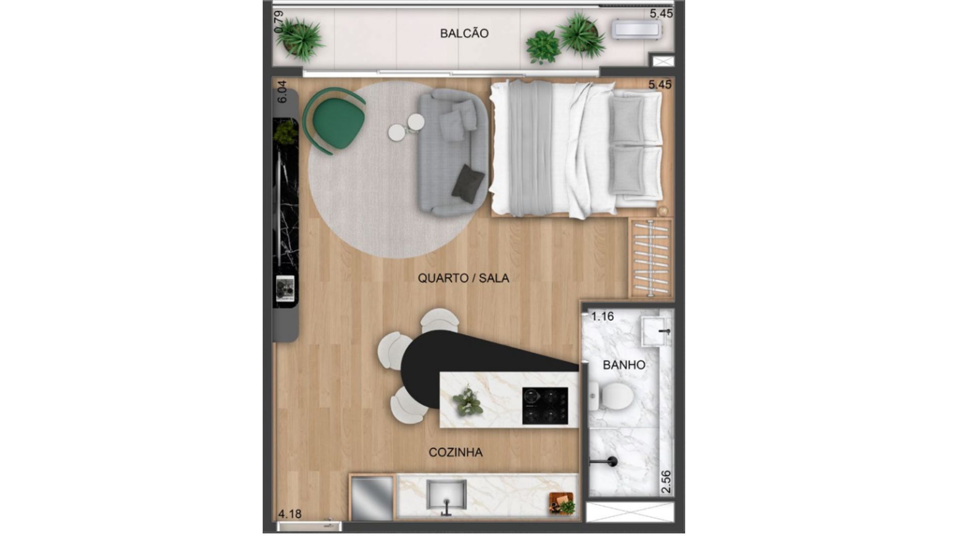 Flat à venda no Smart Areião, Setor Pedro Ludovico, Goiânia | Mais Novos Imóveis, foto 17
