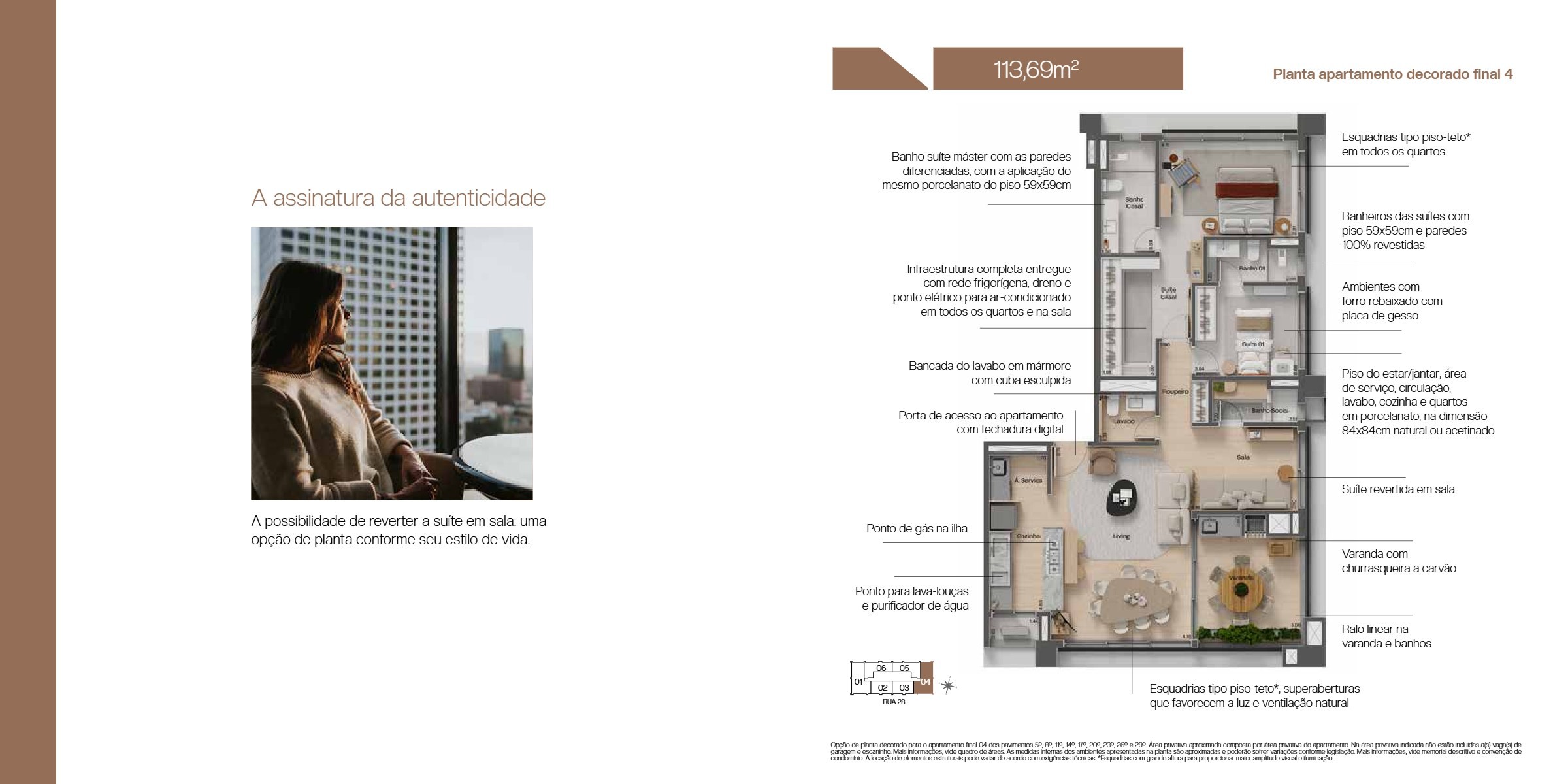 Planta 2 do Apartamento em Setor Marista, Goiânia/GO
